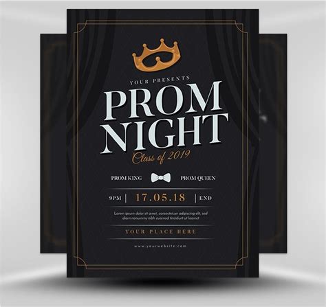 Prom Night Flyer Template V1 Flyerheroes