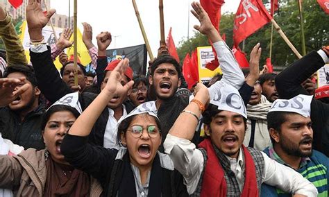 Jobless Youth March To Protest Indian Unemployment Crisis World Dawn