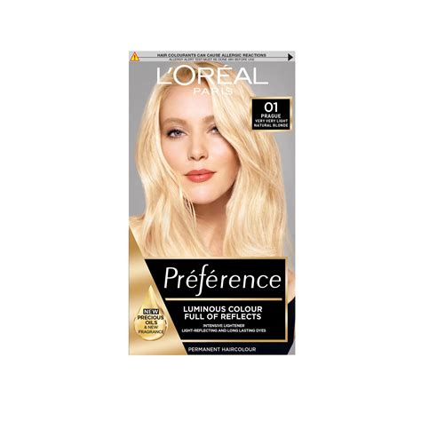 Buy Preference Permanent Light Blonde Hair Dye By Loreal Luminous Colour Grey Hair Coverage