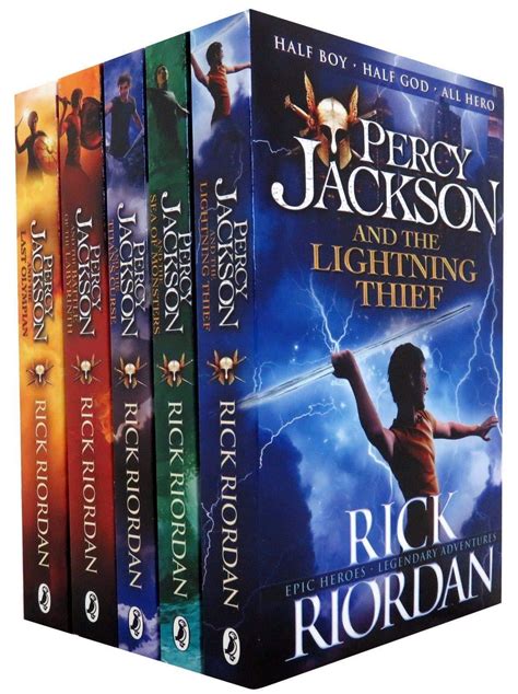 Percy Jackson And The Olympians Books Collection Set The Lightning