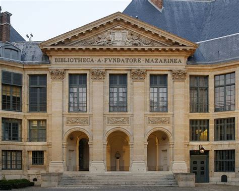 17th Century Architecture In Paris Courtyard Of Institut De France