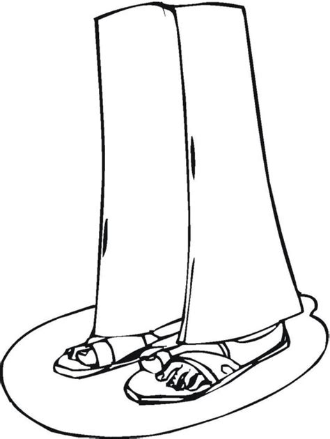 Feet Coloring Sheet Coloring Pages