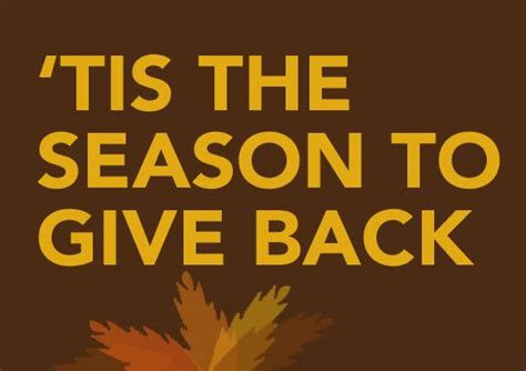 The importance of giving back to society can't be understated. 7 Ways to Help Out on Thanksgiving - International College ...