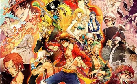Ruffy ist 17 jahre alt und hat ein großes ziel: Großhandel Japanische Anime 3D Tapete One Piece Tapete ...