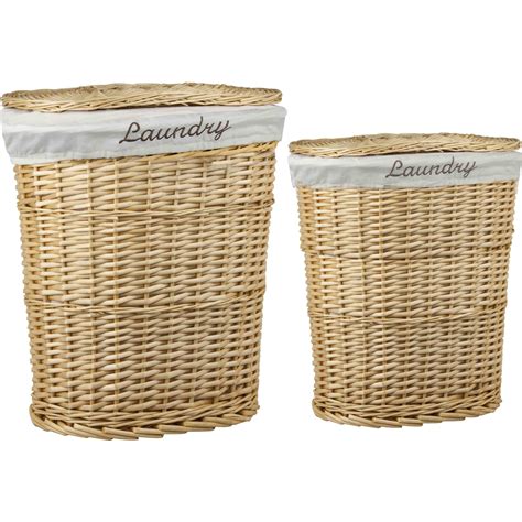 Check spelling or type a new query. HDS TRADING CORP 2-Piece Wicker Laundry Hamper Set ...
