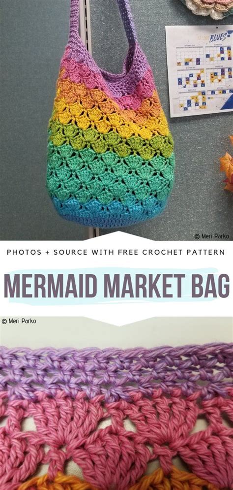 Easy Market Bags Free Crochet Patterns | Crochet bag pattern free