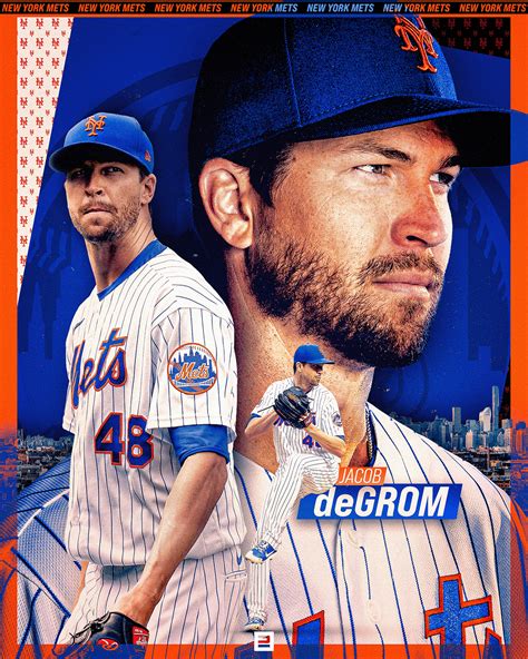 Jacob Degrom New York Mets Behance