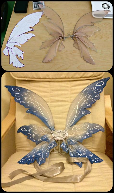 Diy Blue Fairy Wings Based On Art