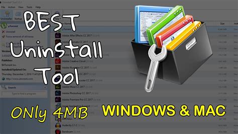 Best Uninstaller Windowsmac Os Uninstall Tool Youtube