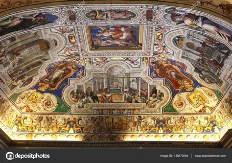 The Vatican Library Vatican Museum Vatican City Stock Editorial