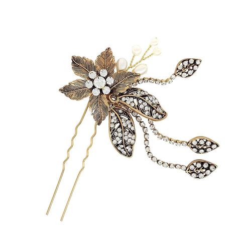 Rebecca Brass Gold Hairpin Wholesale Bridal Hair Accessories