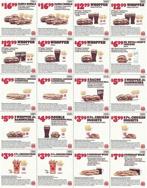 hot burger king printable coupons expires 06 25 2023 r chicagodeals