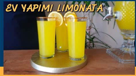 Ev Yapımı Limonata - 1 Limon ve 1 Portakal Nefis İçecek - YouTube