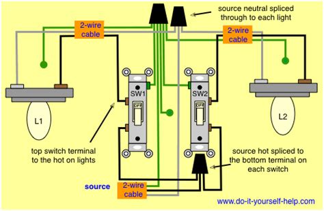 I understand how wiring batteries in series adds the voltage and i don't know electrical characteristics of pairs of devices in series must match, or voltage will not properly divide, resulting in one device getting greater than its. Wiring Diagrams for Household Light Switches | Light switch wiring, Home electrical wiring ...