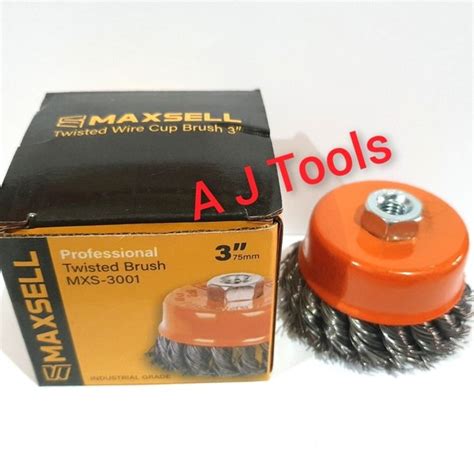 Jual Sikat Mangkok Kepang 3 Inch Wire Cup Brush Twisted 3 Inch