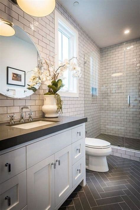 Stunning Farmhouse Small Bathroom Design Ideas Tile European