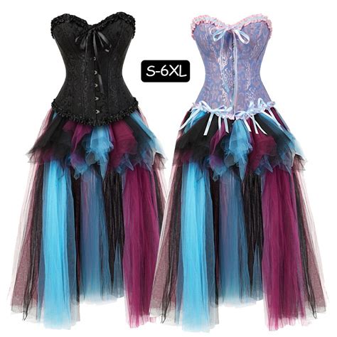 Sexy Gothic Corsets Dress Body Shapers Plus Size Corset Slimming