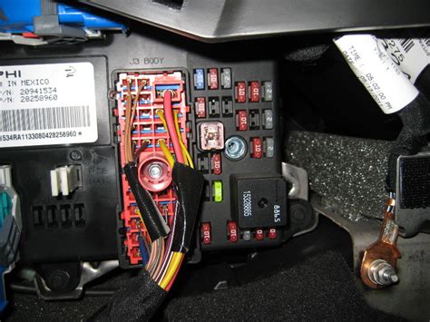 2008 Chevrolet Malibu Fuse Panel Diagram