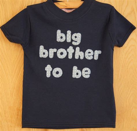 Big Sisterbrother To Be T Shirt By Lemon Tree Trading