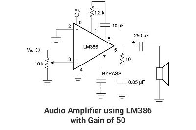 Audio Amplifier Circuit Using Lm Opamp Electroinvention