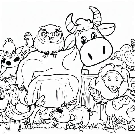 Desenhos De Animais De Fazenda Muito Fofos Para Colorir E Imprimir The Best Porn Website