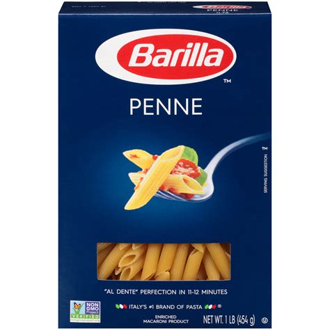 Delicate, fine strands of pasta for all occasions. Barilla Penne, No. 72, 1 lb (454 g)