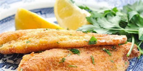 Dredge catfish in the flour mixture, then the eggs and last the crumbs; Crispy Southern Fried Catfish - My Recipe Magic