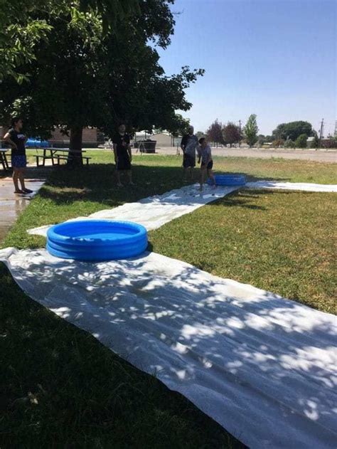 Diy Slip N Slide Kickball The Best Water Game For All Ages Summer