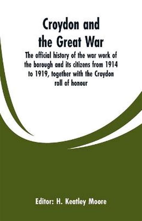 Croydon And The Great War 9789353600334 Boeken