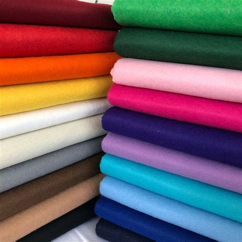 150cm Wide Felt Fabric Material Craft Plain Red Polyester Etsy 日本