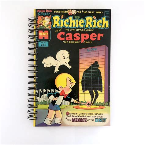 Richie Rich and Casper Comic Repurposed Sketchbook - Etsy