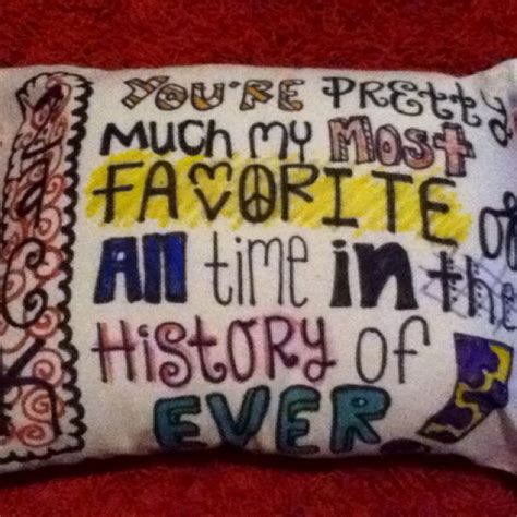 A Pillow I Made My Boyfriend For His Birthday