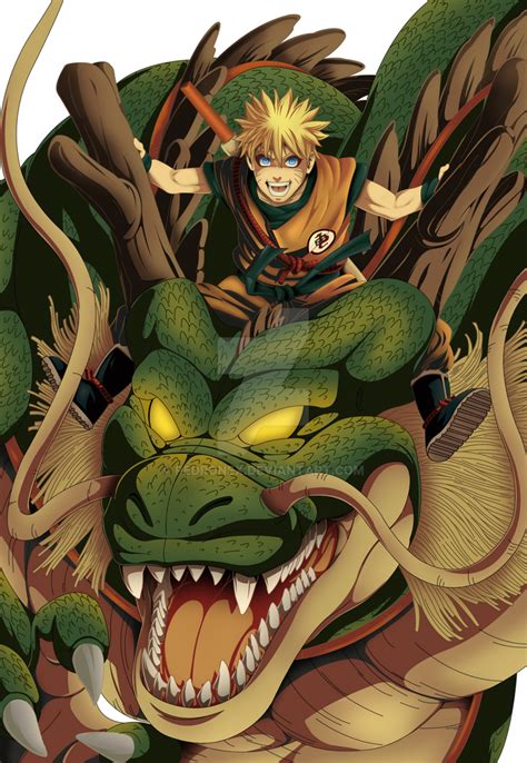 Naruto X Dragon Ball Colored By Pedronex On Deviantart