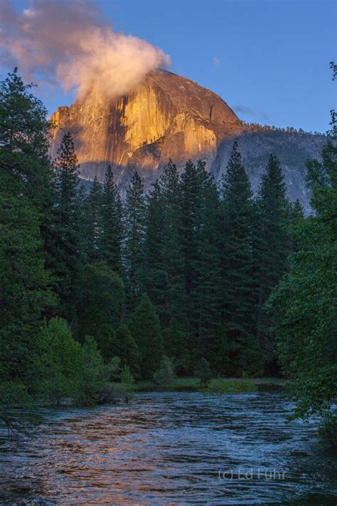 Half Dome At Sunset Yosemite National Park Ca Ed Fuhr Photography