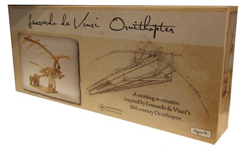 Da Vinci Ornithopter Wooden Kit Science And Nature New Zealand
