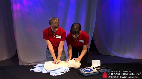 CPR Training Video How To Use An AED Automated External Defibrillator YouTube
