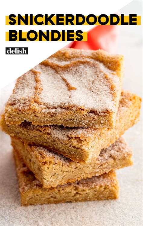 Snickerdoodle Blondies Are The Best Cookie Weve Ever Made Recipe Desserts Snickerdoodle