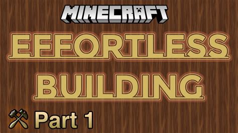 effortless building mod pt 1 building a road or path in minecraft super fast youtube