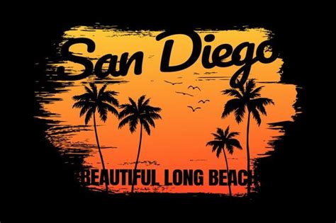 Free San Diego Beach Vectors 20 Images In Ai Eps Format