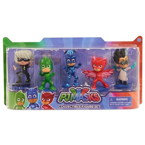 Pj Masks Collectible 5 Figure Set Lastentarvikekauppafi