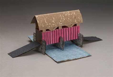 Covered Bridge: Mystery or Movie? Craft | crayola.com