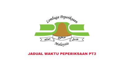 Jadual pt3 bagi tahun 2019 telah dikeluarkan secara rasmi oleh lembaga peperiksaan (lp). Jadual Peperiksaan PT3 2020 Pentaksiran Tingkatan 3 ...