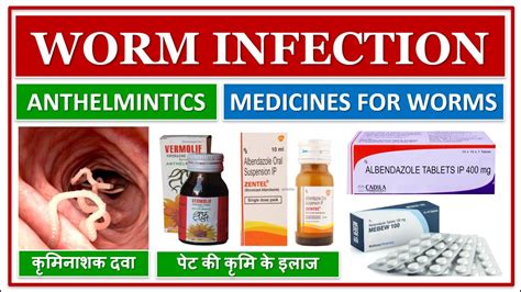 Worm Infections Medicines And Treatment Anthelmintics कृमिनाशक दवा पेट की कृमि के इलाज