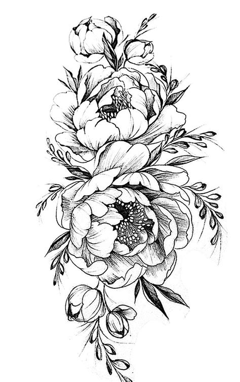 Pattern Flower Drawing With Colour Best 25 Flower Tattoo Designs Ideas