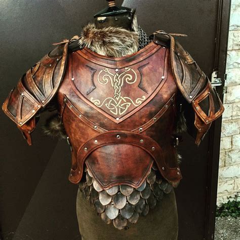 Viking Leather Armor Complete Set Reenactment Larp Made On Order