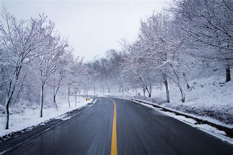 Country Road Winter Wallpapers Wallpaper Cave