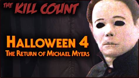 Halloween kills update | leaked script & flashback scenes stuntman! Halloween 4: The Return of Michael Myers (1988) KILL COUNT ...