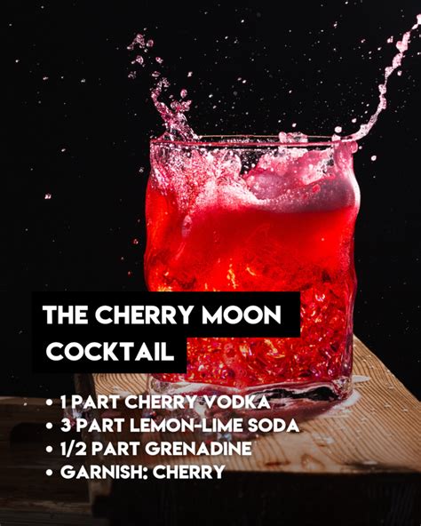 Get Lucky And Cherry Moon Cocktail Recipes At Home A Lot