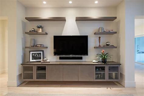 Many homeowners are stuck with uninspiring entertainment center designs, though. Entertainment center living room contemporary with ...