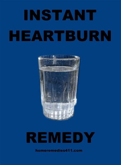 Home Remedy For Instant Heartburn Relief Heart Burn Remedy Heartburn